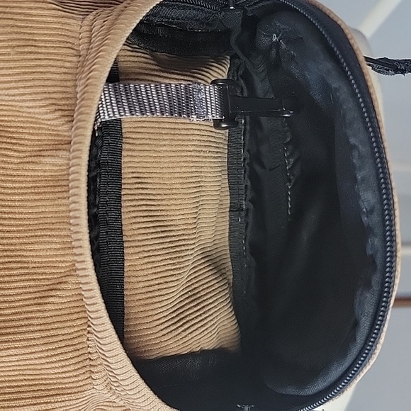 JANSPORT Half Pint VTG Mini Tan Corduroy Y2K 90s Academia Purse Small Backpack - Picture 6 of 12